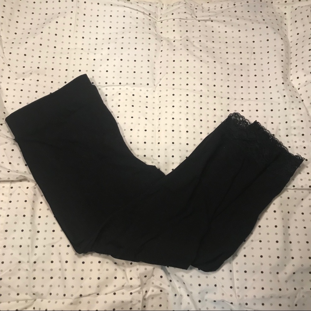 Torrid Lace Cuff Cropped Leggings